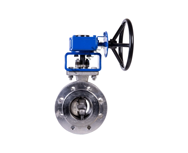 Фланцевый затвор MV UBH2 трехэксцентриковой конструкции